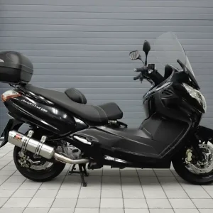 Super-Preis Turbokit Edelstahl Sport SLIP-ON Auspuff SYM Maxsym 400i 400 bis 2020